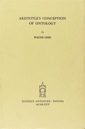 Aristotle's conception of ontology
