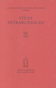 Studi petrarcheschi. Vol. 13  - Libro Antenore 2001, Studi sul Petrarca | Libraccio.it