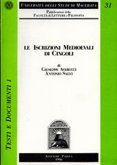 Le iscrizioni medievali di Cingoli