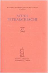 Studi petrarcheschi. Vol. 20