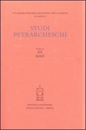 Studi petrarcheschi. Vol. 20