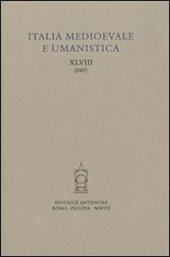 Italia medioevale e umanistica. Vol. 48