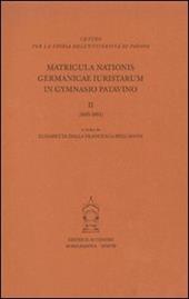 Matricula nationis germanicae 1605-1801