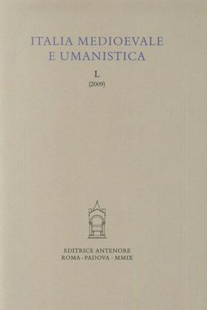 Italia Medievale e Umanistica. Vol. 50/2009  - Libro Antenore 2020 | Libraccio.it