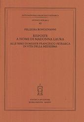 Risposte a nome di Madonna Laura alle rime di messer Francesco Petrarca in vita della medesima