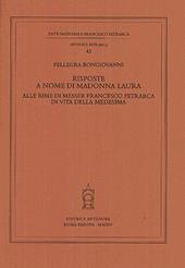 Risposte a nome di Madonna Laura alle rime di messer Francesco Petrarca in vita della medesima