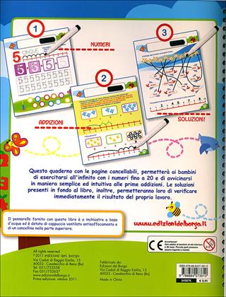 Gioco con i numeri e con le prime addizioni. Ediz. illustrata. Con gadget - Roberta Fanti - Libro Edizioni del Borgo 2011, Primi quaderni | Libraccio.it
