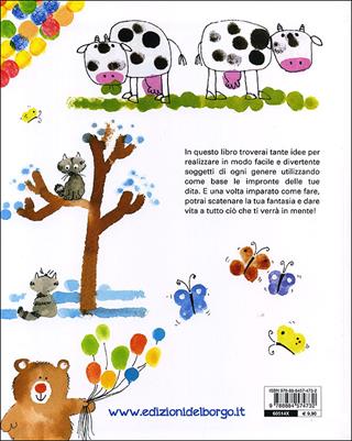Disegnare con le impronte. Corso di disegno per bambini - Rosa Maria Curto - Libro Edizioni del Borgo 2013, Piccole mani | Libraccio.it