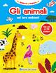 Gli animali nei loro ambienti. Con adesivi. Ediz. illustrata  - Libro Edizioni del Borgo 2015, Attacca colora impara | Libraccio.it