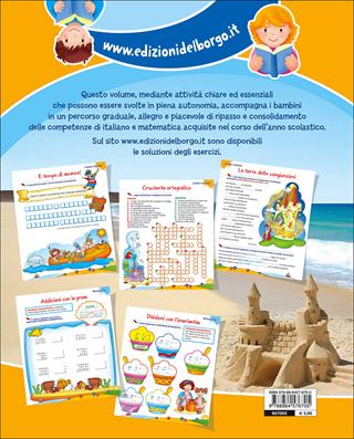 Leggo, scrivo, conto in vacanza. Attività di ripasso di italiano e matematica (9-10 anni) - Monica Puggioni, Daniela Branda, Cinzia Binelli - Libro Edizioni del Borgo 2016, Impara facile | Libraccio.it