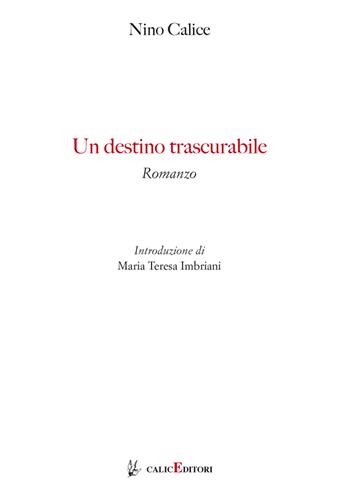 Un destino trascurabile - Nino Calice - Libro Calice 2017, Biblioteca del Centro annali | Libraccio.it