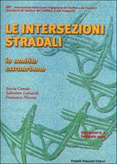 Le intersezioni stradali in ambito extraurbano