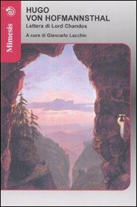 Lettera di Lord Chandos - Hugo von Hofmannsthal - Libro Mimesis 2007, Mimesis | Libraccio.it