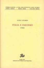 Italia e fascismo (1926)