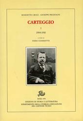 Carteggio (1904-1945)