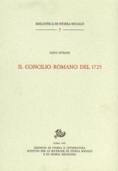 Il concilio romano del 1725