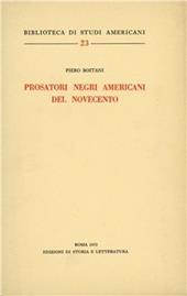 Prosatori negri americani nel Novecento