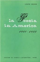 La poesia in America (1900-1950)