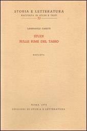 Studi sulle Rime del Tasso