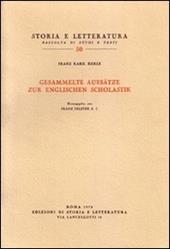 Gesammelte Aufsätze zur englischen Scholastik