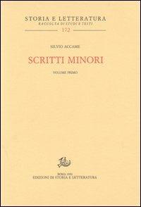 Scritti minori vol. 1-3 - Gaetano De Sanctis - Libro Storia e Letteratura 1990, Storia e letteratura | Libraccio.it