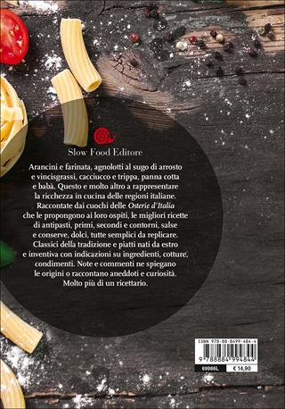 Le ricette di Osterie d'Italia  - Libro Slow Food 2017, I ricettari Slow Food | Libraccio.it