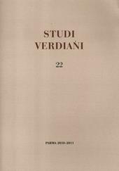 Studi verdiani. Vol. 22