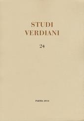 Studi verdiani. Ediz. italiana e inglese. Vol. 24