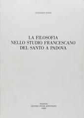 La filosofia nello Studio francescano del Santo a Padova