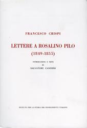 Lettere di Rosalino Pilo (1849-1855)