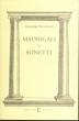 Madrigali e sonetti - Giuseppe Persichetti - Libro Edizioni Empiria Ass. Cult. 1999, Utopia | Libraccio.it