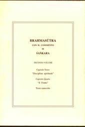 Brahmasutra con il commento di Sankara