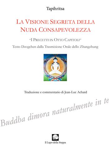 La visione segreta della nuda consapevolezza. «I precetti in otto capitoli» (testo Dzogchen dalla trasmissione orale dello zhangzhung) - Tapihritsa - Libro Le Loup des Steppes 2026 | Libraccio.it