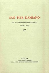 San Pier Damiano nel IX centenario della morte (1072-1972). Vol. 4