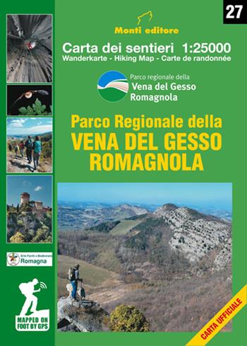 Parco Regionale della Vena del Gesso Romagnola. carta dei sentieri 1:25000 - Raffaele Monti - Libro Monti Raffaele 2021 | Libraccio.it