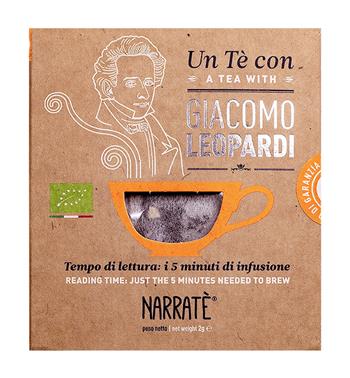 Un tè con Giacomo Leopardi. A tea with Giacomo Leopardi. Con Filtro di tè con blend ispirato a Giacomo Leopardi - Massimiliano Felli - Libro Narratè 2021, NarraPeople | Libraccio.it