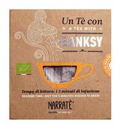 Un tè con Banksy. A tea with Banksy. Con Filtro di tè blu con blend ispirato a Banksy