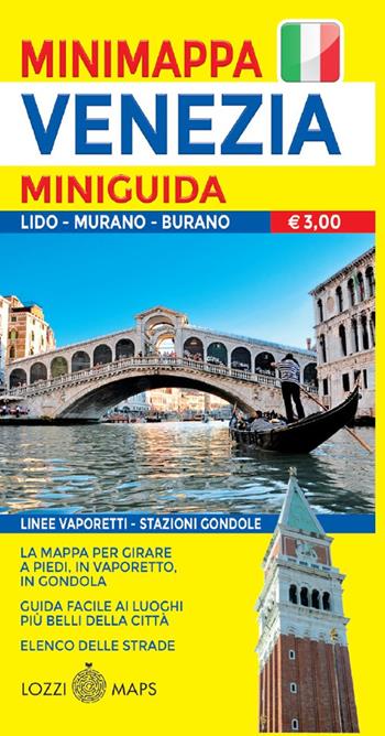 Venezia in lingua. Minimappa e miniguida. Ediz. italiana  - Libro Lozzi Publishing 2022, Maps | Libraccio.it