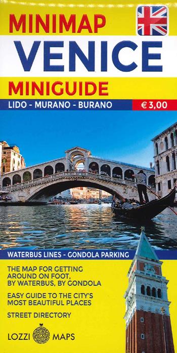 Venezia. Miniguida e minimappa. Ediz. inglese  - Libro Lozzi Publishing 2022, Maps | Libraccio.it