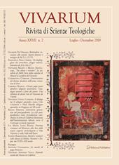 Vivarium. Rivista di scienze teologiche (2019). Vol. 2