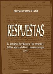 Respuestas. La comunità di Villanova Tulo secondo il Rettore Reverendo Pedro Francisco Desogus (1777)
