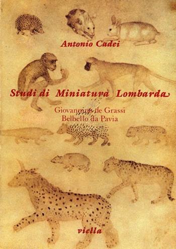 Studi di miniatura lombarda. Giovanni de Grassi. Belbello da Pavia - Antonio Cadei - Libro Viella 1995, Studi di arte medievale | Libraccio.it