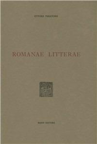 Romanae litterae - Ettore Paratore - Libro Scienze e Lettere 1976 | Libraccio.it