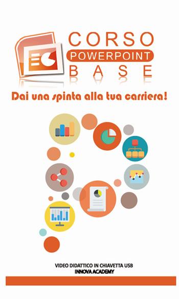 Videocorso PowerPoint base. Video didattico su supporto usb  - Libro Innova Academy 2017 | Libraccio.it