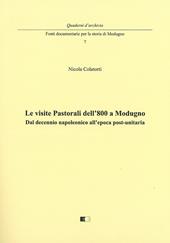 Le visite pastorali dell'800 a Modugno. Dal decennio napoleonico all'epoca post-unitaria