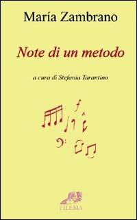 Note di un metodo - María Zambrano - Libro Filema 2003, Sovraimpressioni | Libraccio.it