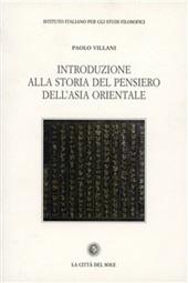 Introduzione alla storia del pensiero dell'Asia orientale