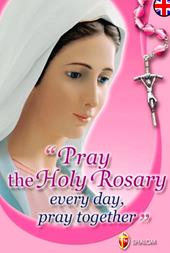 Pray the holy rosary every day