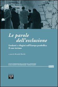 Le parole dell'esclusione. Esodanti e rifugiati nell'Europa postbellica. Il caso istriano - Marco Buttino, Ugo Fabietti, Enrico Miletto - Libro Seb27 2005, Laissez-passer | Libraccio.it