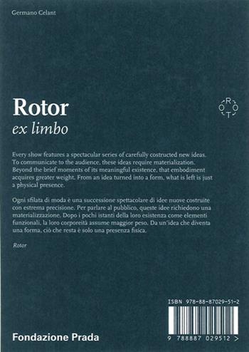 Rotor Ex Limbo. Ediz. illustrata  - Libro Progetto Prada Arte 2011 | Libraccio.it
